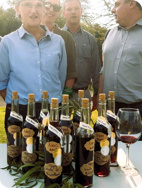 year end wine blending