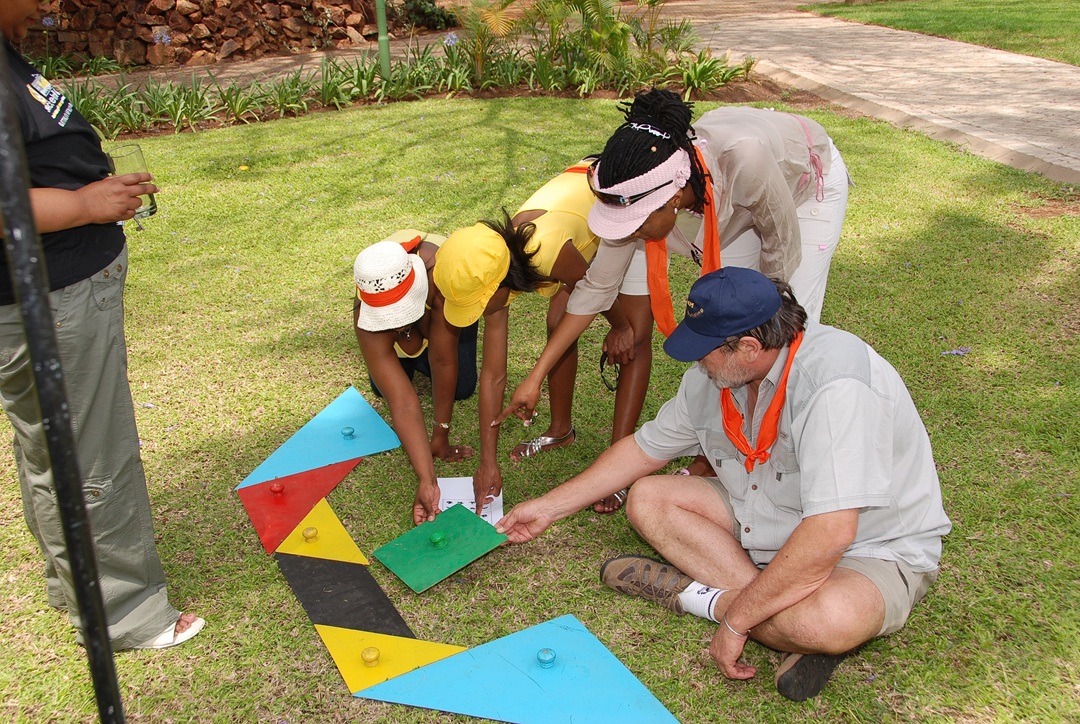 Group photo of team building